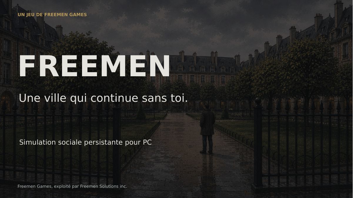 Première diapositive de la présentation de FREEMEN